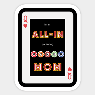 I'm a Poker Mom Sticker